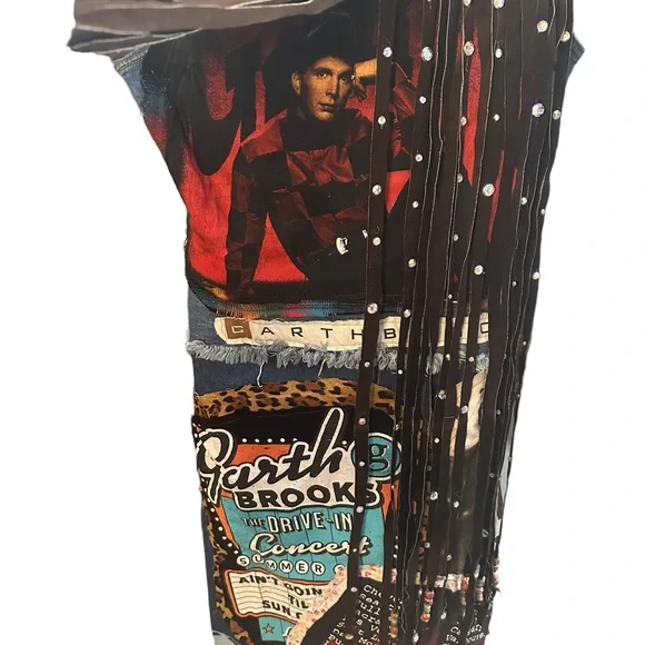 Custom made Vintage Garth Brooks Vest - Picture 6 of 8